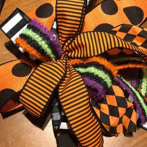 Bow’s 2, Halloween DIY Bows, Wreath Bows, Party Bows FINAL SALE ITEM